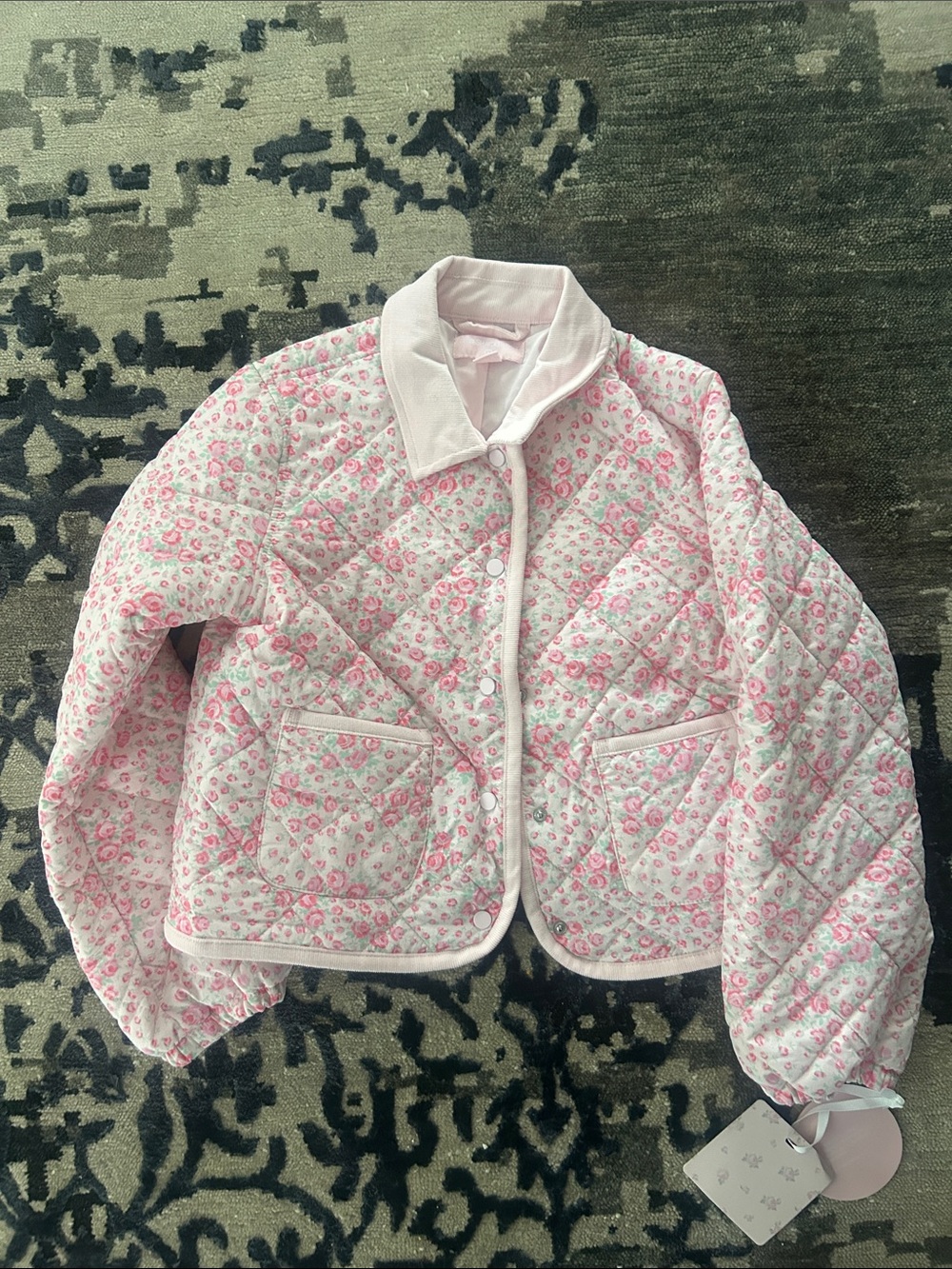 LoveShackFancy x Target quilted barn jacket